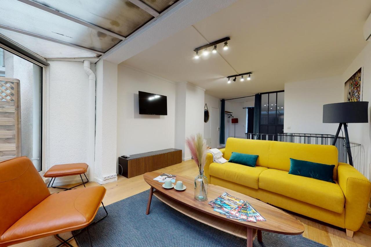 Superbe Loft Avec Patio - Tour Eiffel Appartement Parijs Buitenkant foto